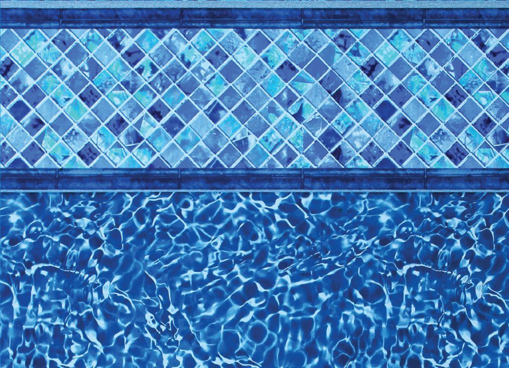 a swimming pool with a blue tile border and blue water .- After Hours Pool Service - Monmouth Junction, NJ