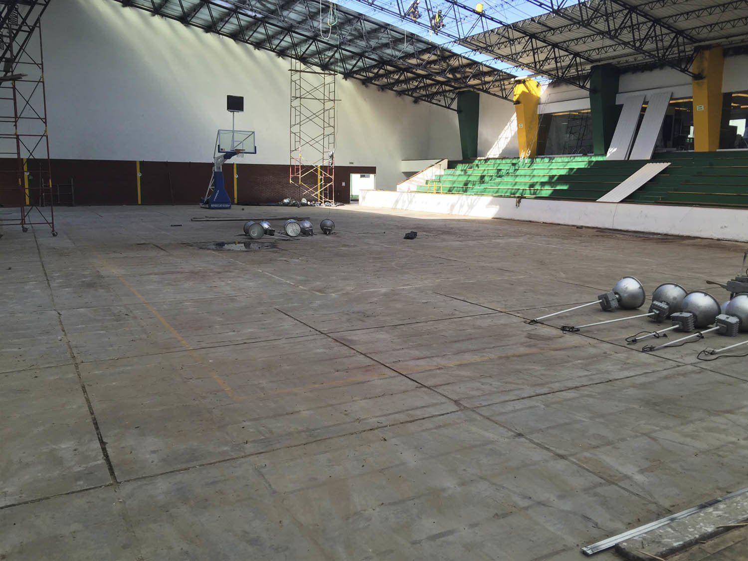 construcción de escenarios deportivos