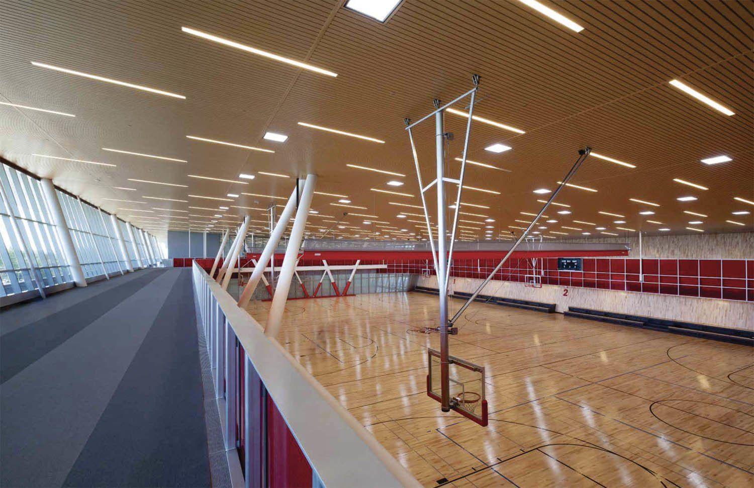 Canchas aéreas para baloncesto