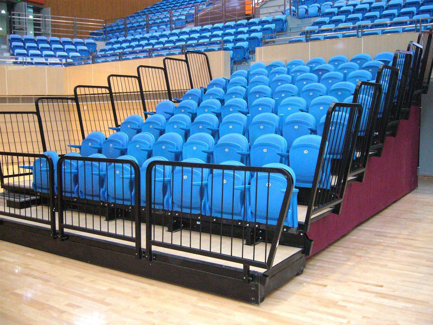 graderías retráctiles