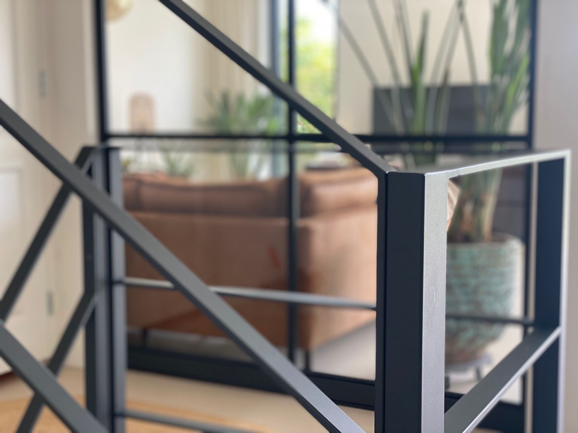 Stalen balustrade zwart