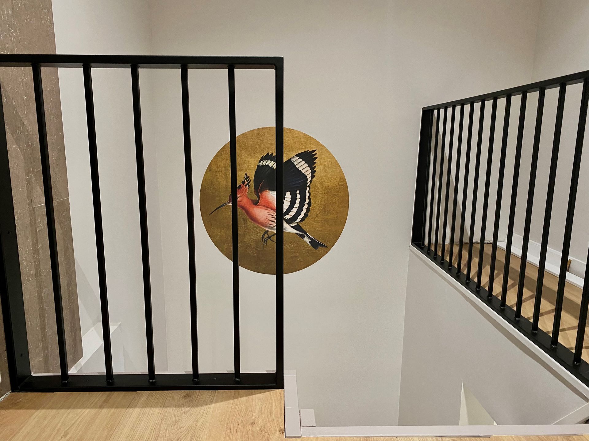 Stalen balustrade trapgat