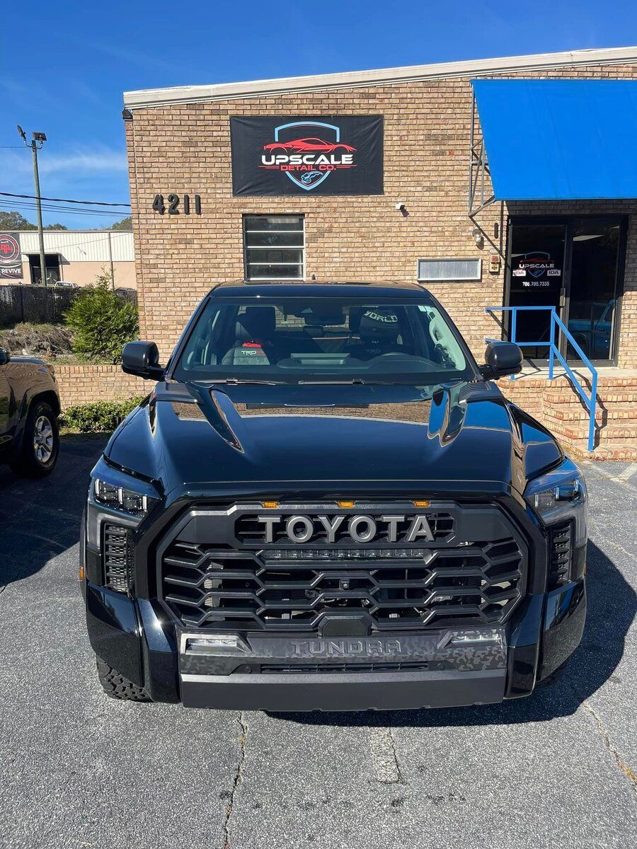 ceramic coating in a toyota car