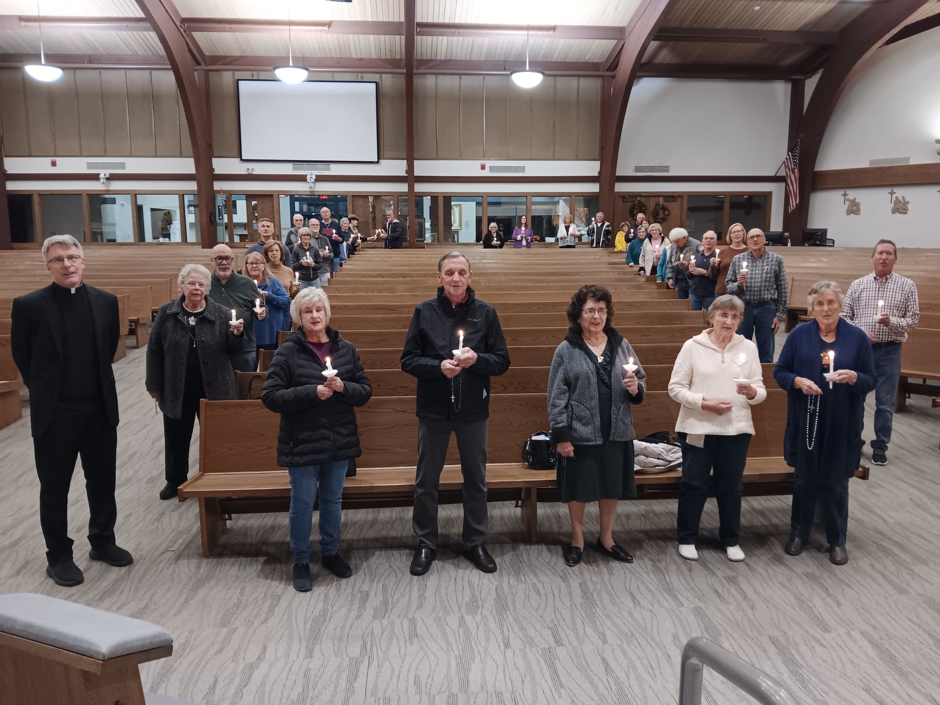 Council of Catholic Women coordinate annual living rosary