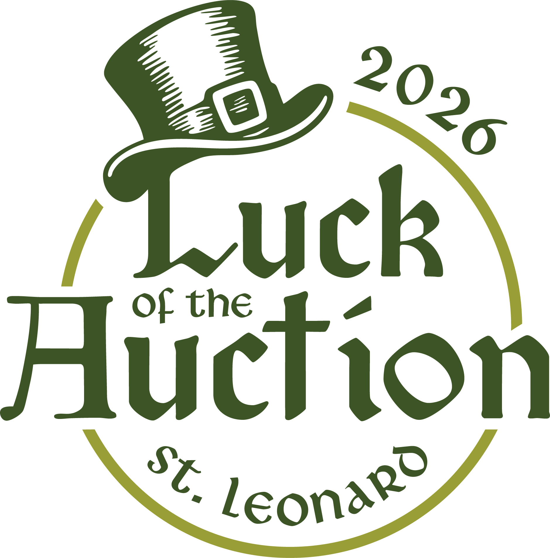 St. Leonard School 2026 auction fundraiser theme- Luck of the Auction