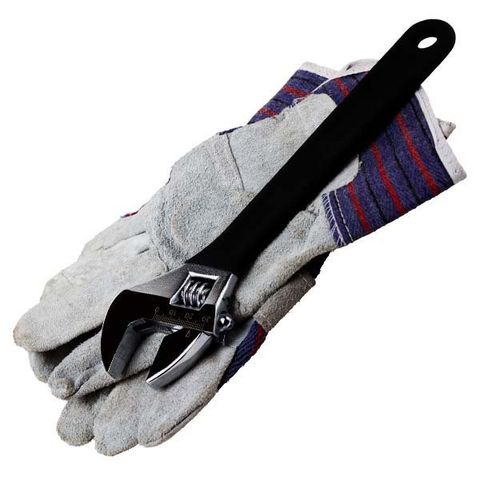 Work Gloves  & Wrench