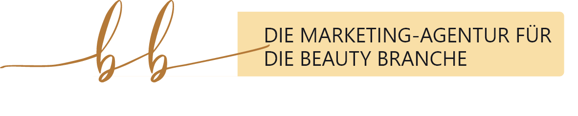 A logo for die marketing agentur fur die beauty branche