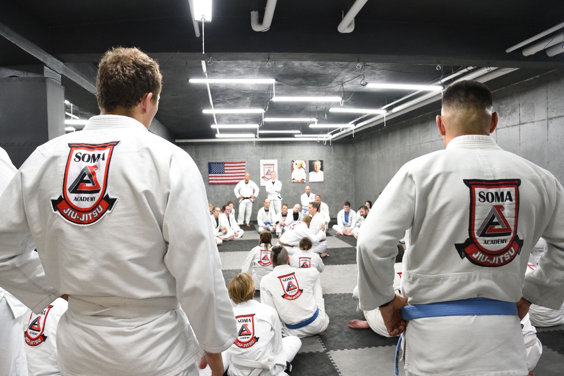 Student practicing Brazilian Jiu-Jitsu at Soma Jiu-Jitsu Idaho Falls learning discipline