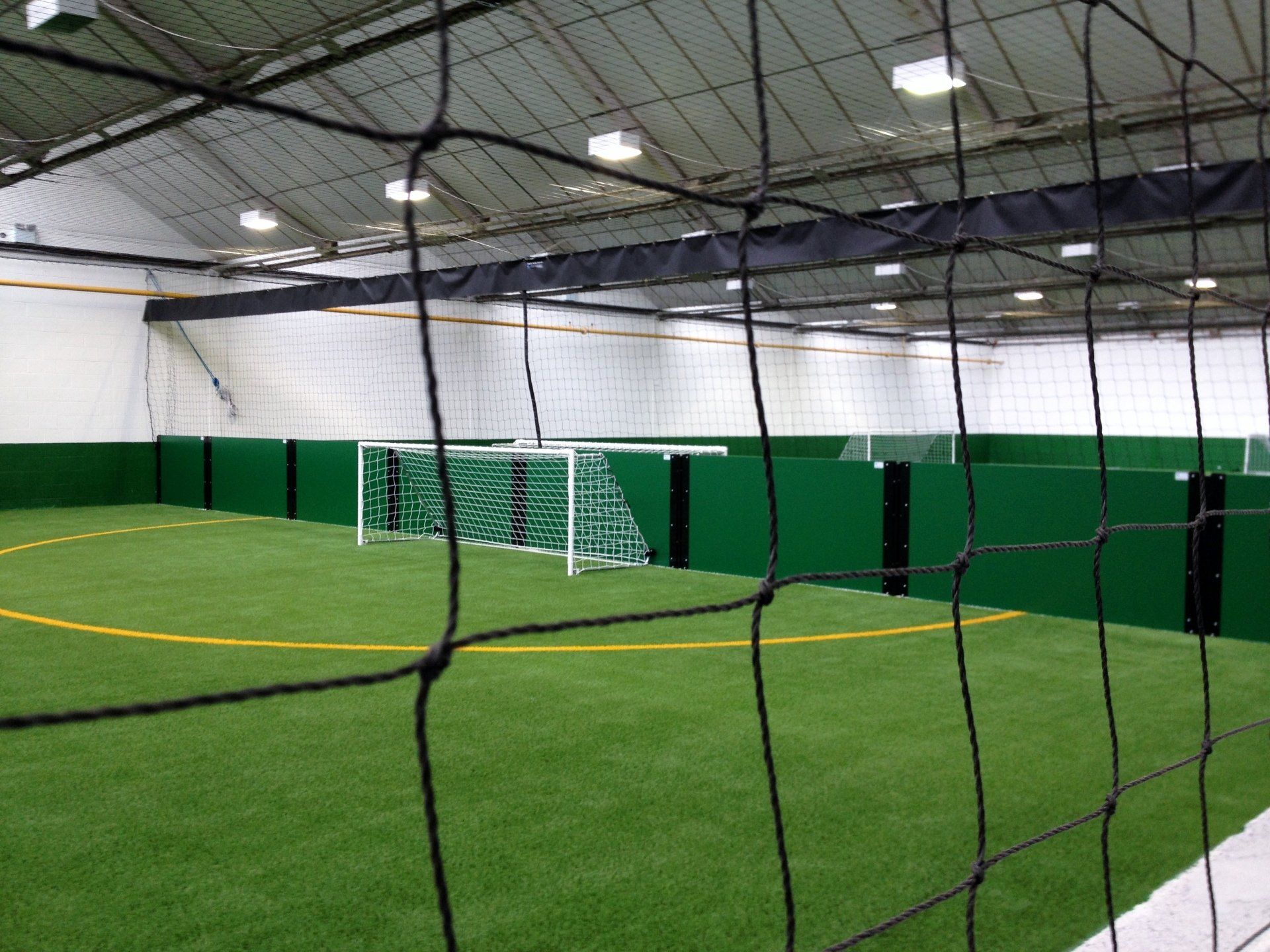 protection netting for football centres and 5-a-side football