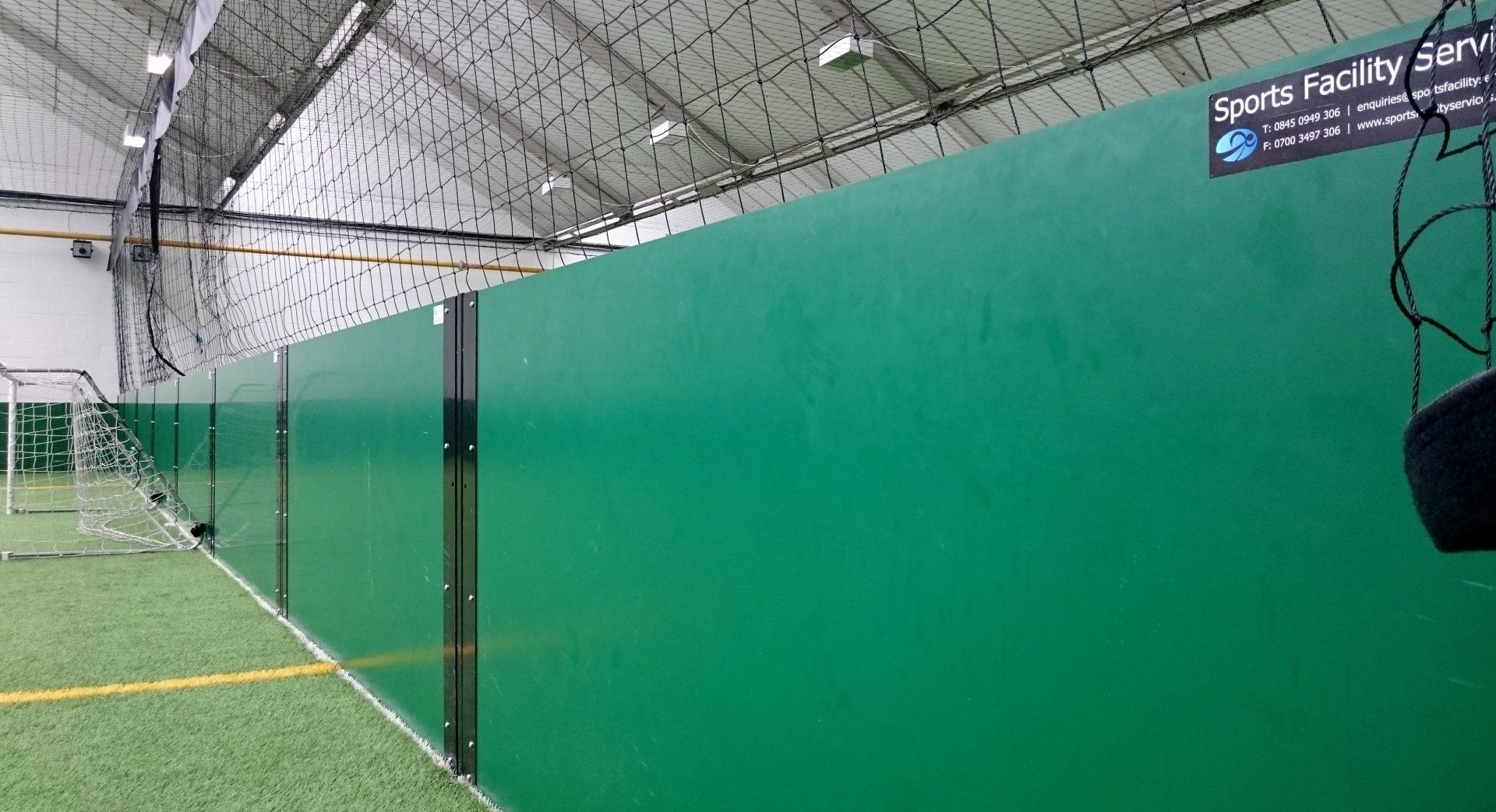 5-a-side football rebound boards