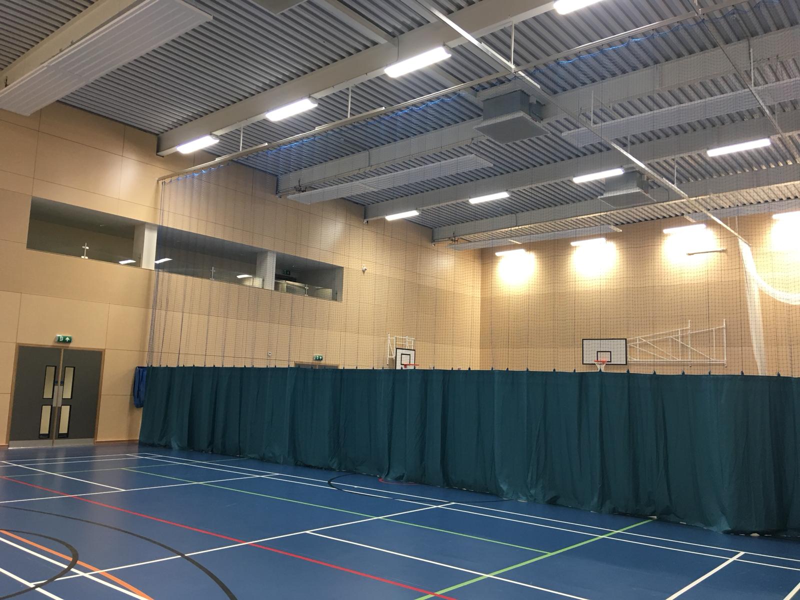 sports hall dividers and division nets