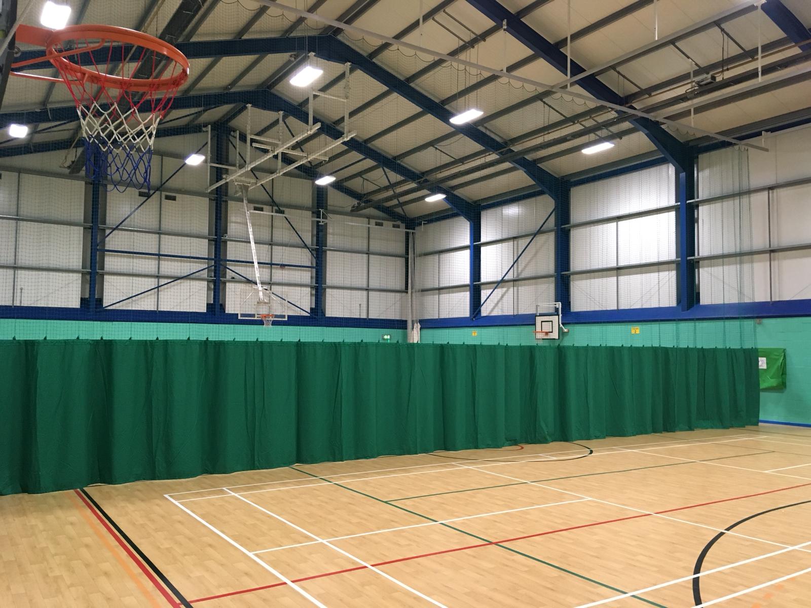 sports hall dividers and division nets