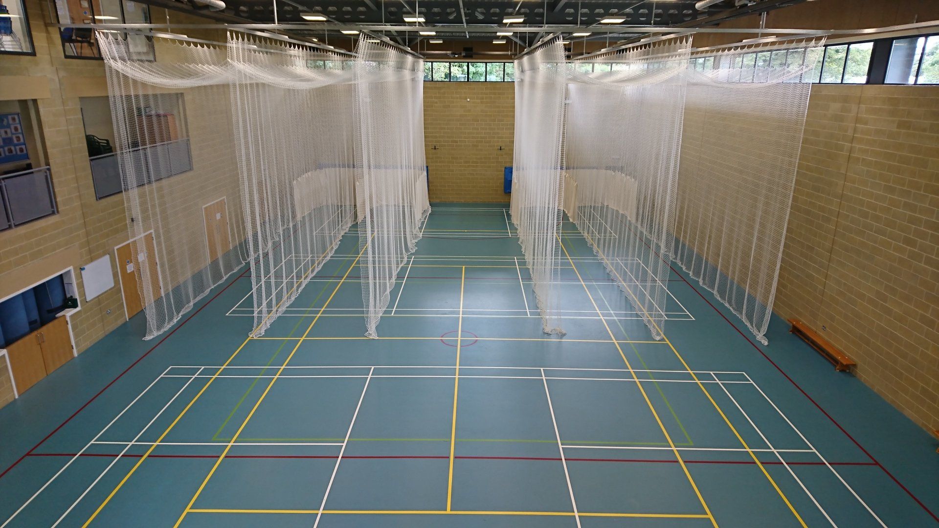 sports hall cricket nets for sale