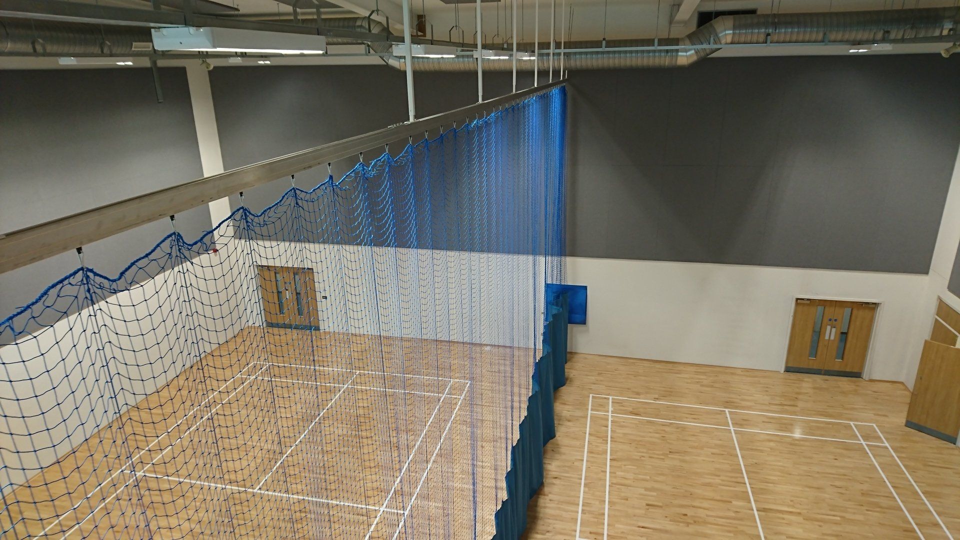 sports hall dividers and division nets