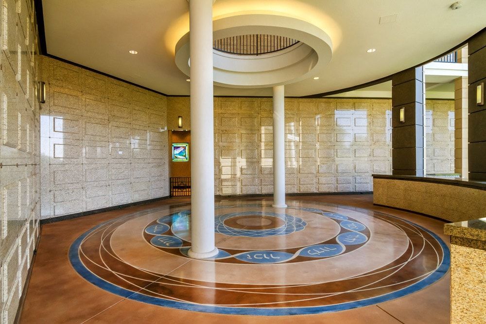 Interior view of Valley of Prophets at Hillside Memorial Park
