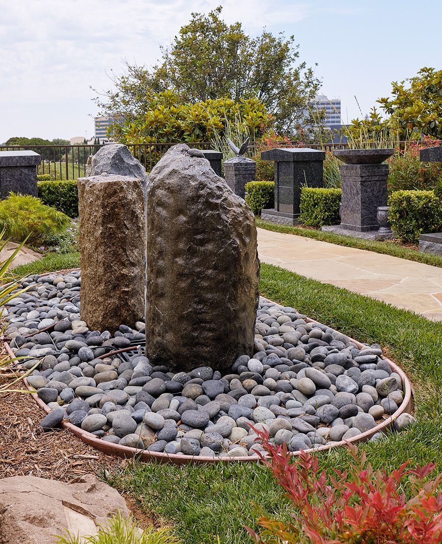 Cremation garden area