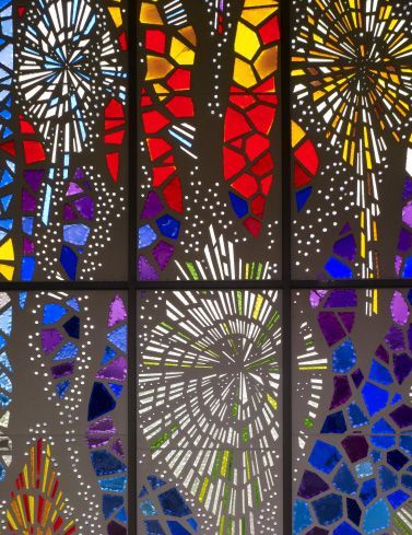 Stain Glass at Hillside Memorial Park