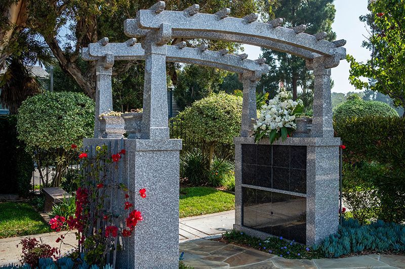 Trellis Columbarium Cemetery Options at Hillside Memorial Park in CA