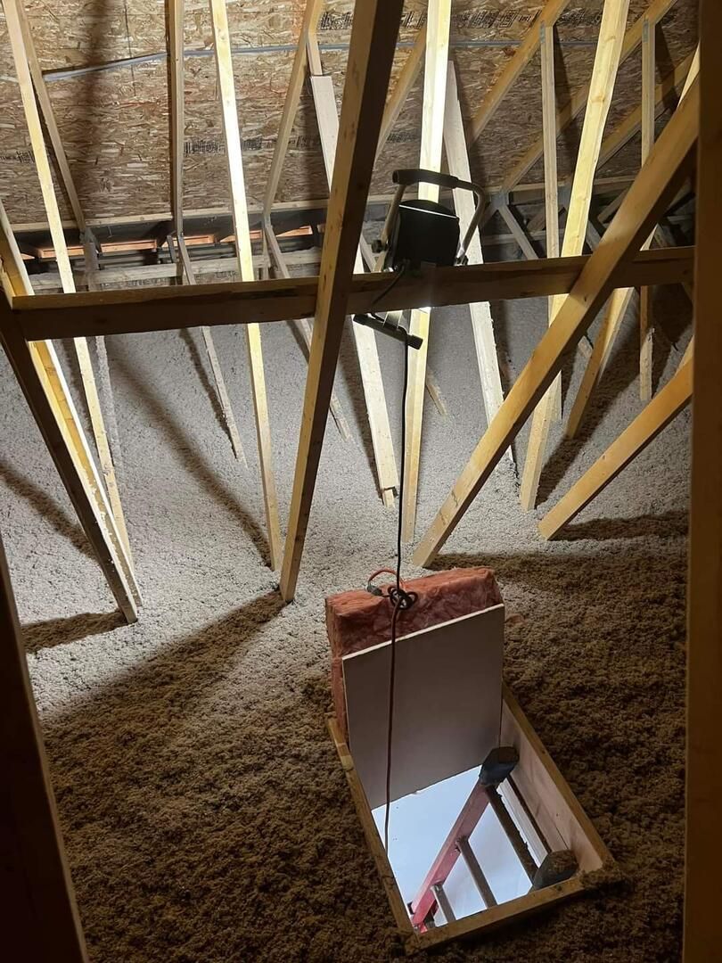 A great example of a perfectly insulated attic space by Unified Insulation