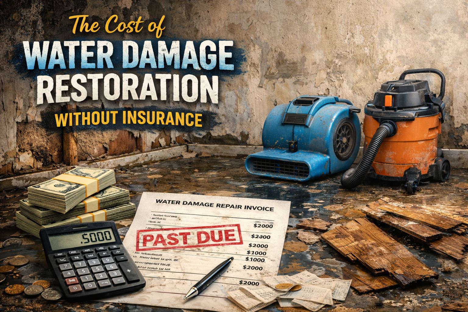 Water Damage Restoration Without Insurance