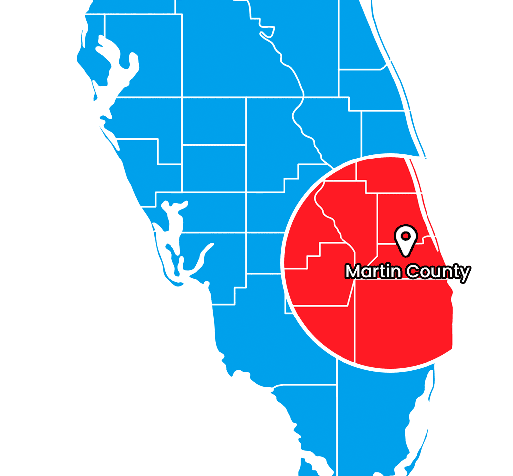 Martin County Map