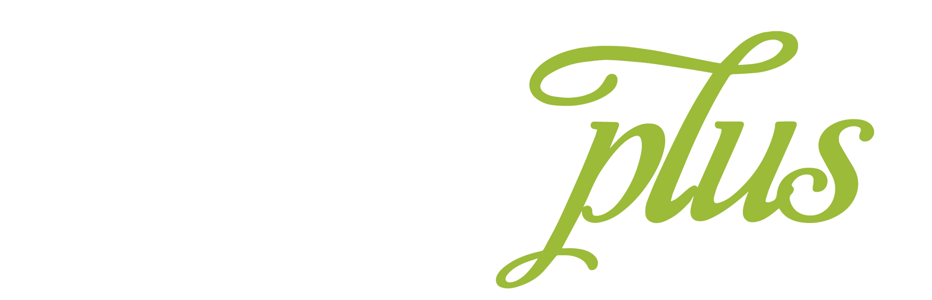 Green cursive text that reads