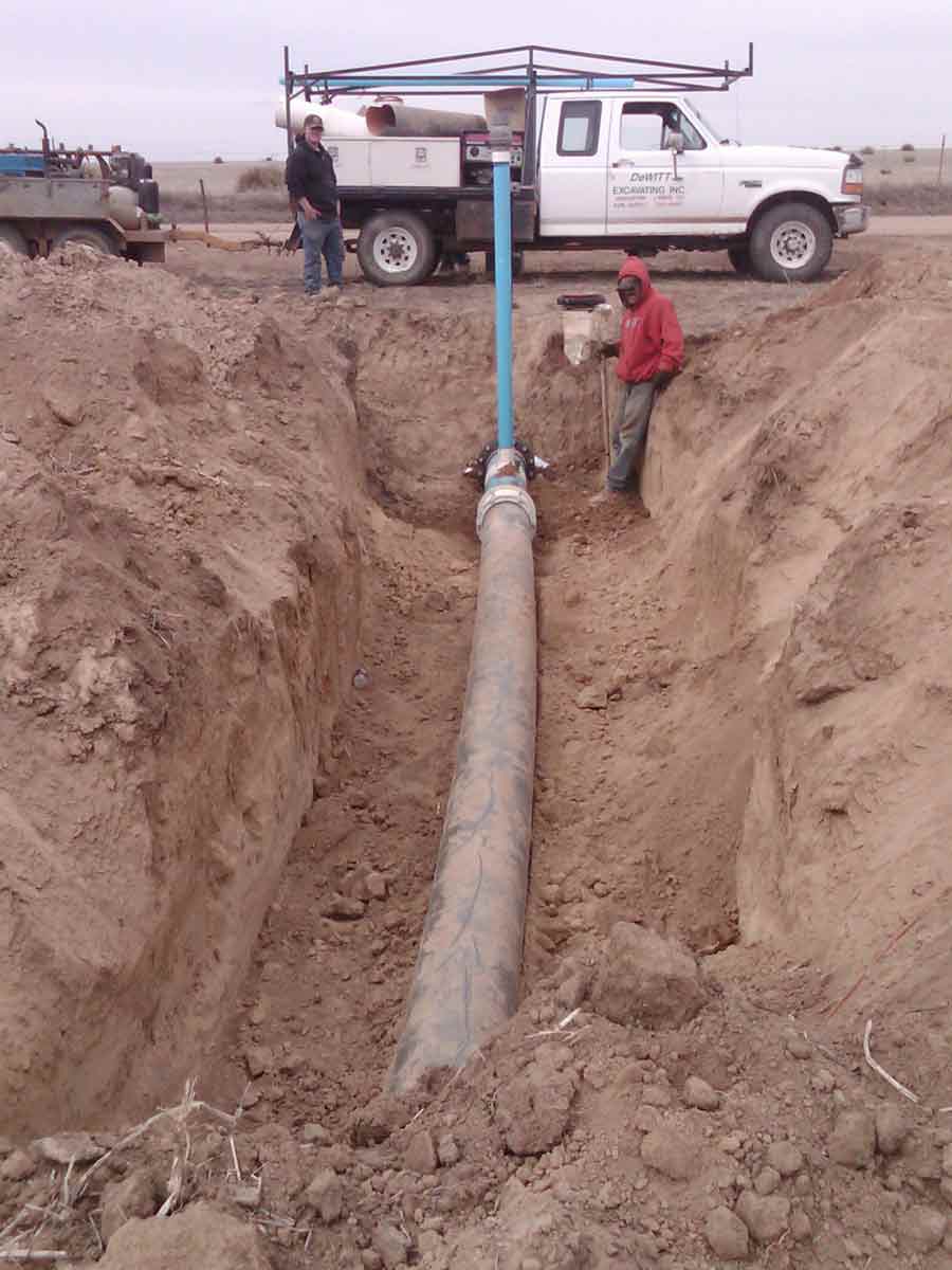 Service pipe - Excavation in Lamar, CO