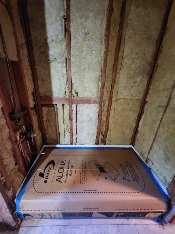 A cardboard box labeled