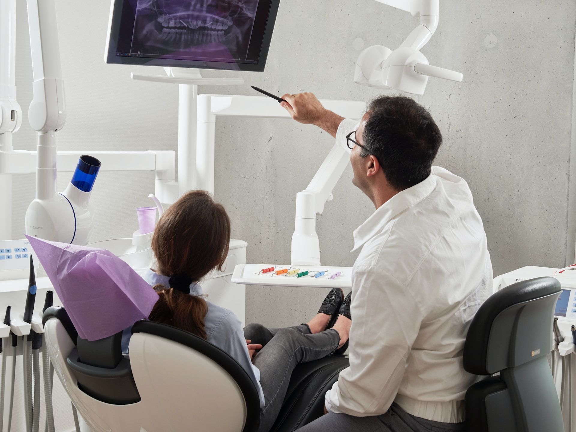 patient at the dentist