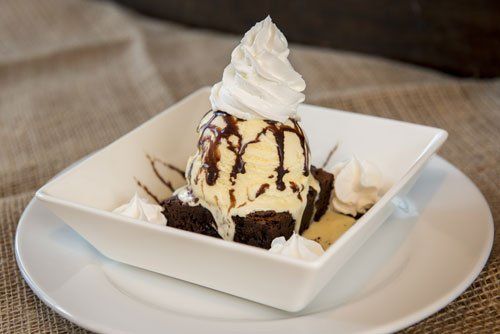 Brownie with Ice Cream