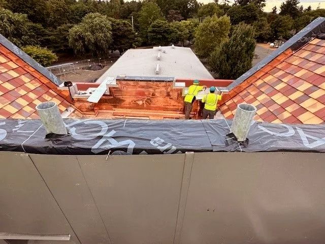 Copper Restoration, Duniway Elementary School, Portland, OR