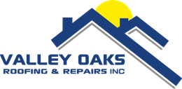 The logo for Valley Oaks Roofing and Repairs Inc