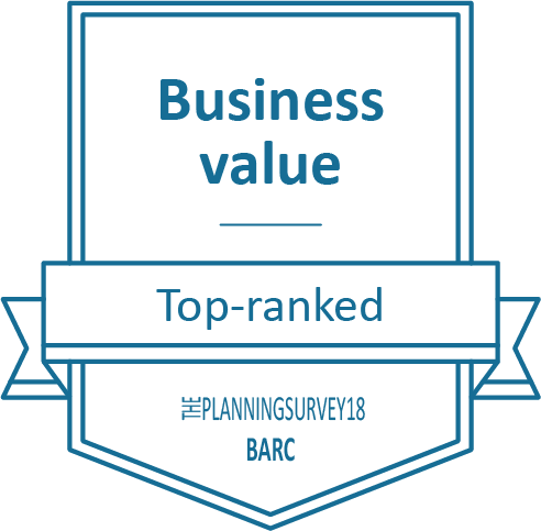 Jedox is top in Business value