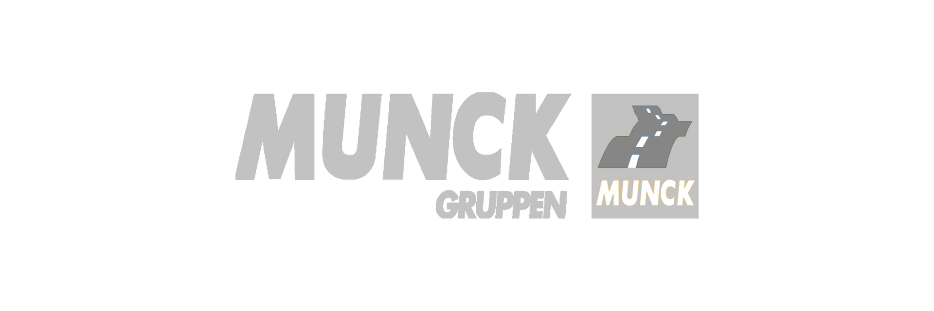 A black and white logo for munck gruppen