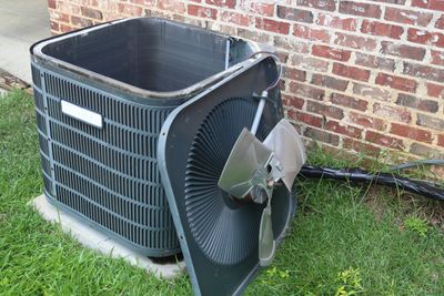 Apartment Air Conditioners Outside — Durham, NC — Copeland Heating & Air Conditioning