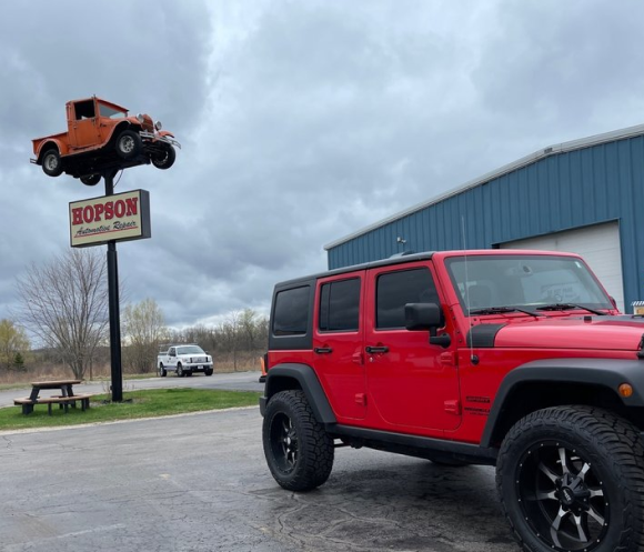 Parked Red Car | Hopson Automotive