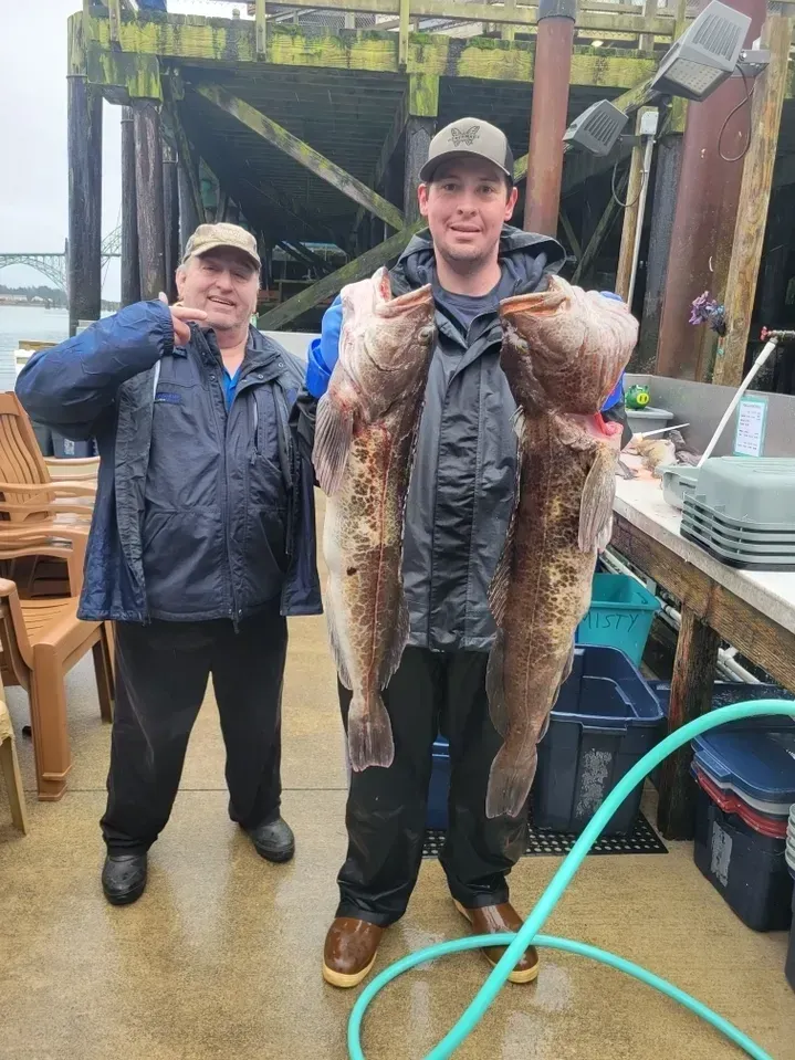 Men Caught a Two Fish