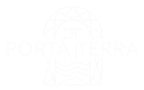 Logo bianco tenue con la scritta 