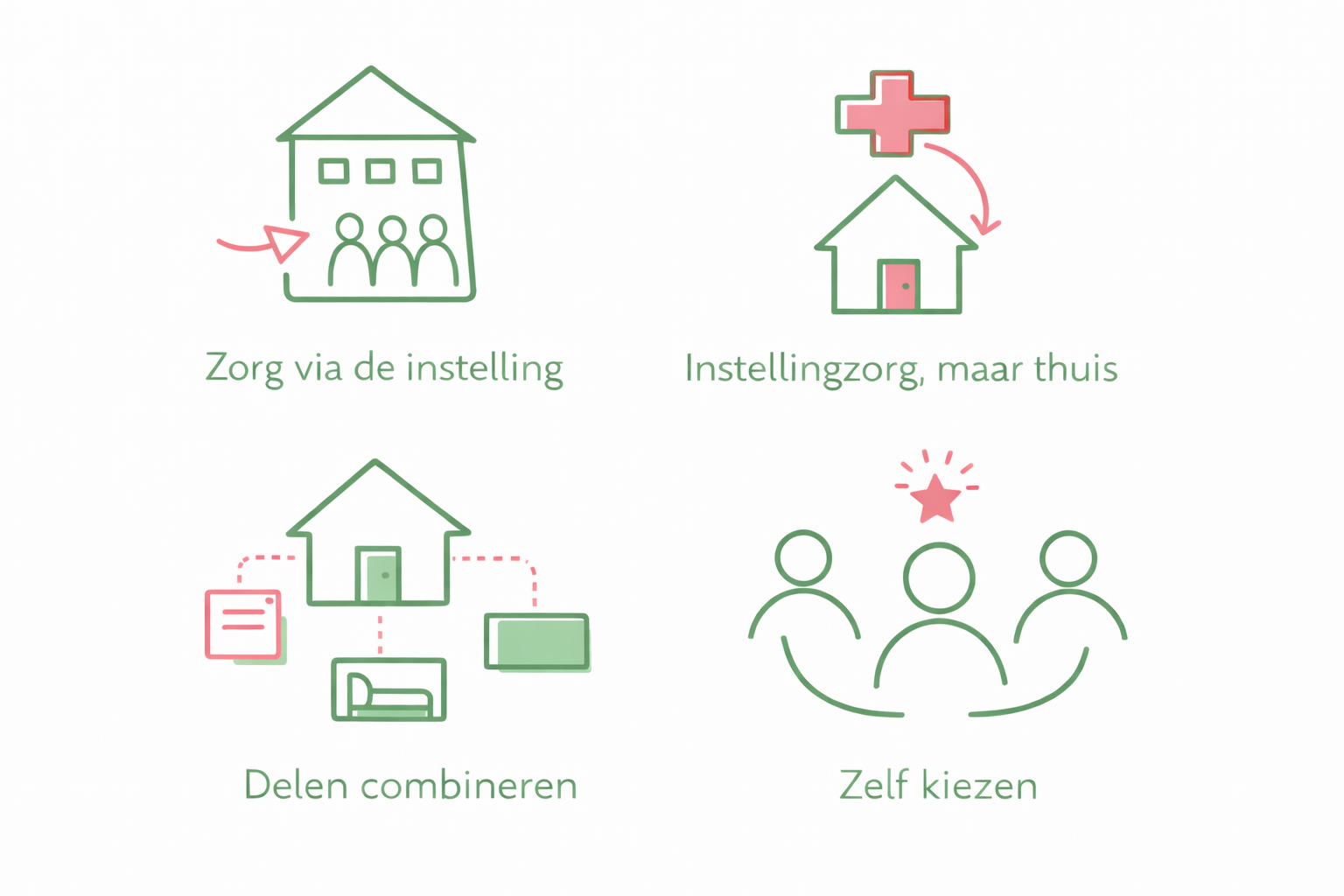 Leveringsvormen zorg, ZIN, PGB, VPT, MPT