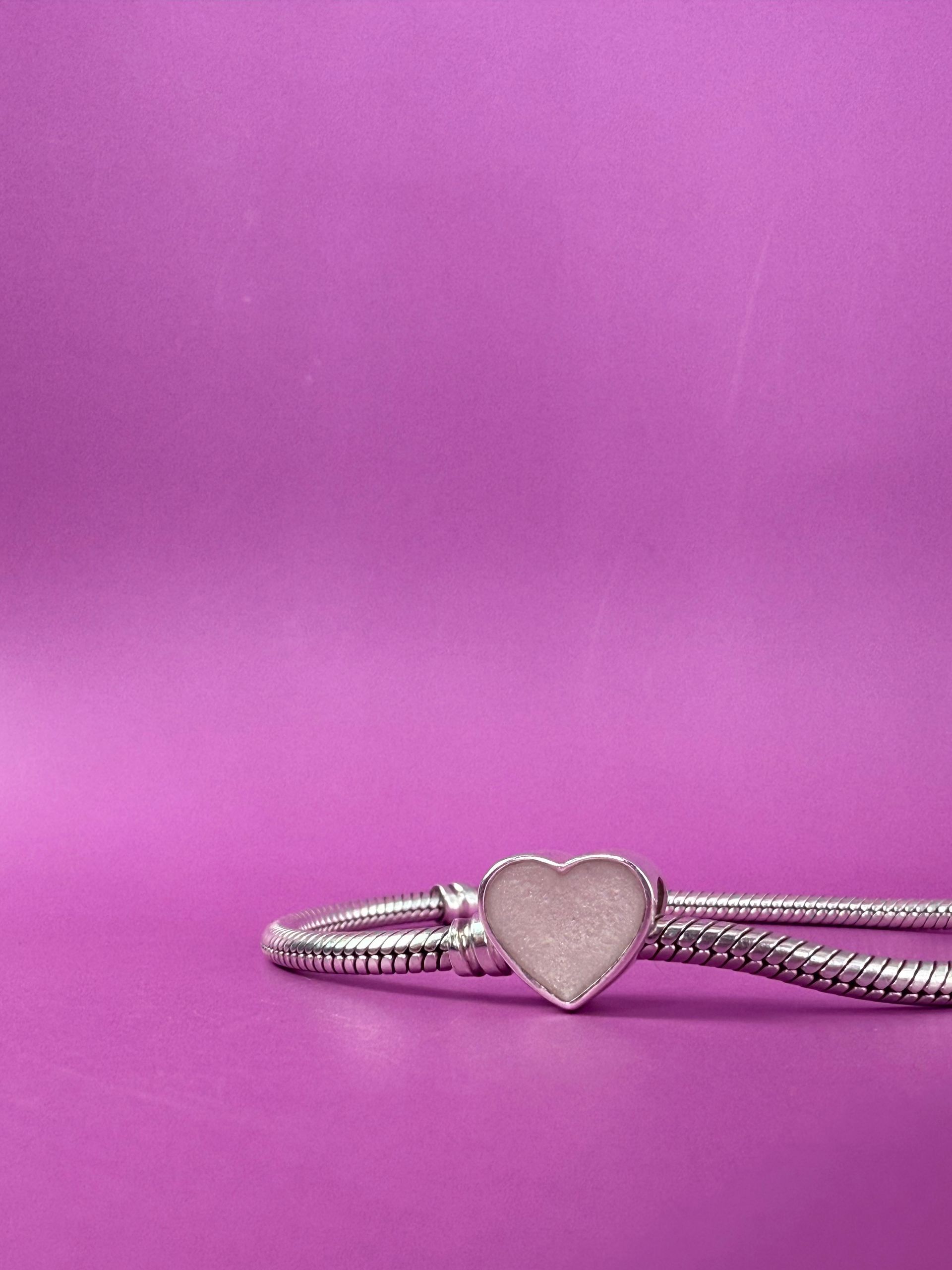 silver bracelet charm