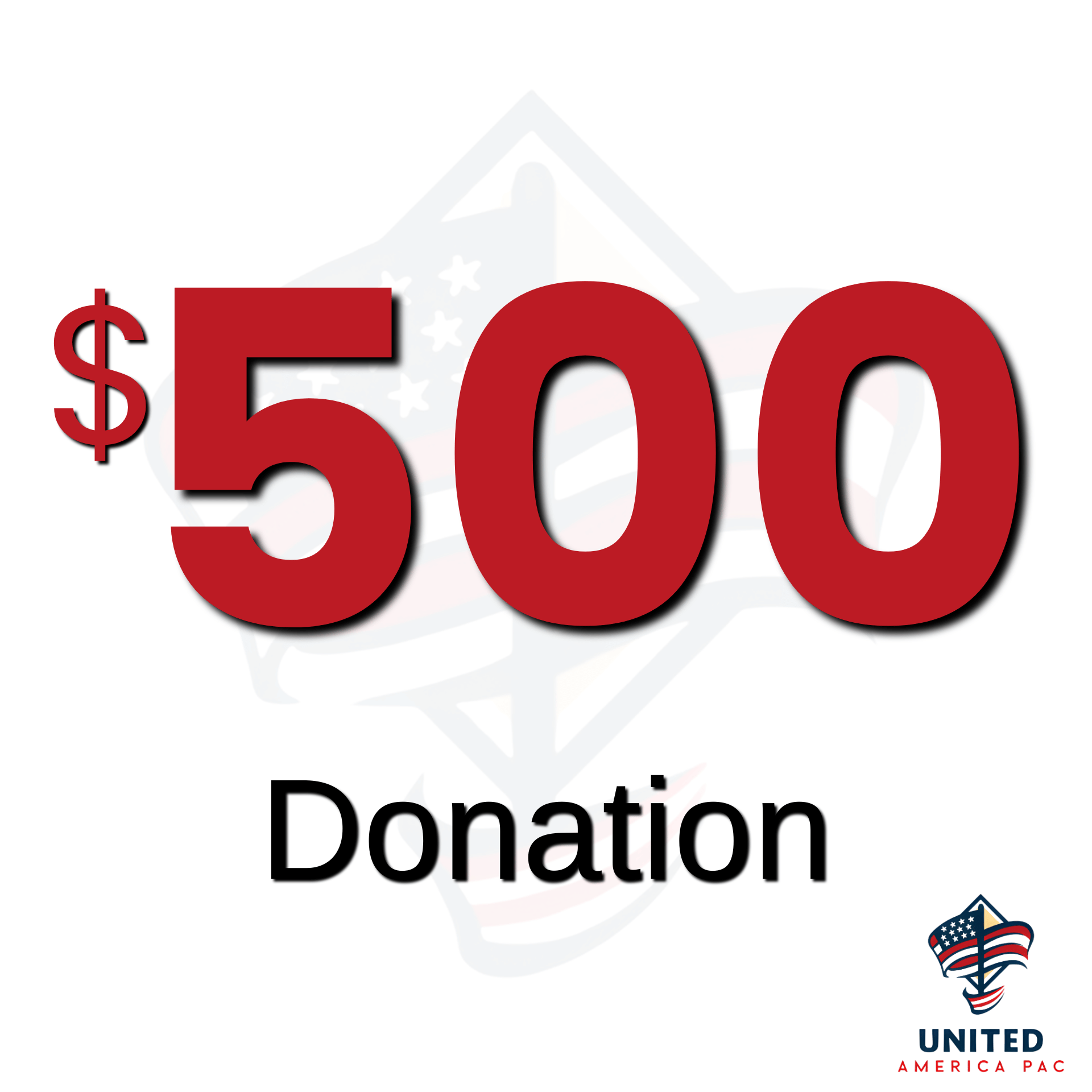 $500 political donation