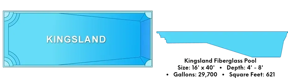 Kingsland Fiberglass Pool