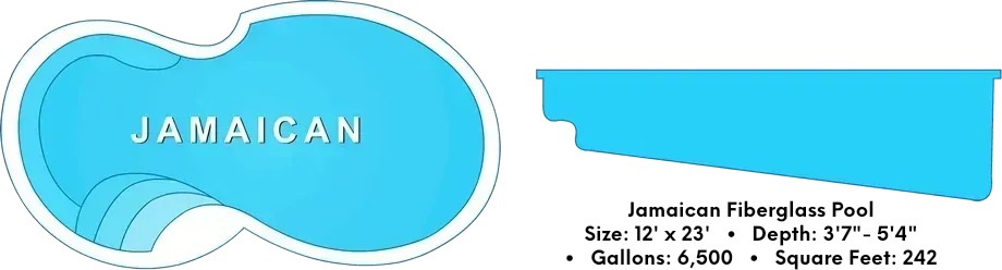 Jamaican Fiberglass Pool