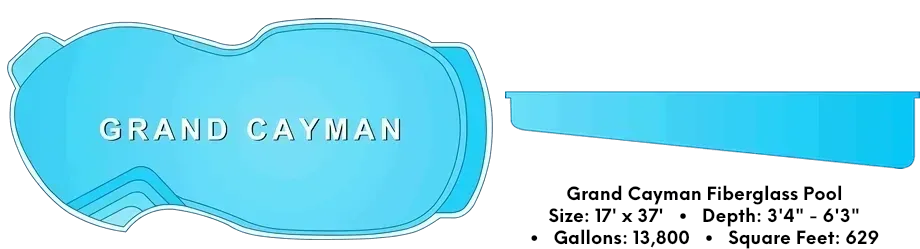 Grand Cayman Fiberglass Pool