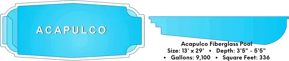 Acapulco Fiberglass Pool