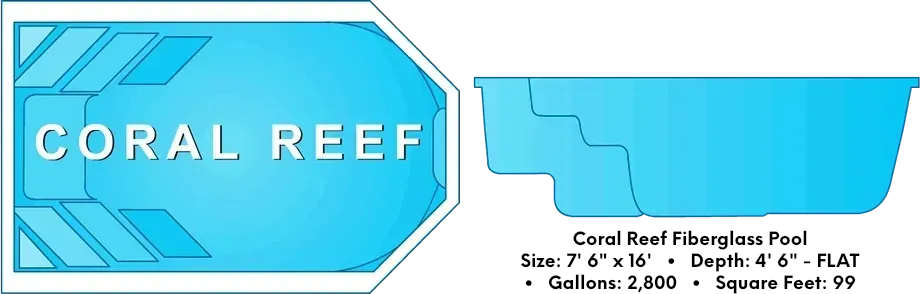 Coral Reef Fiberglass Pool