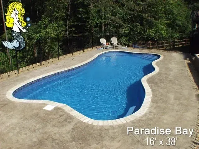 A large Paradise Bay swimming pool.