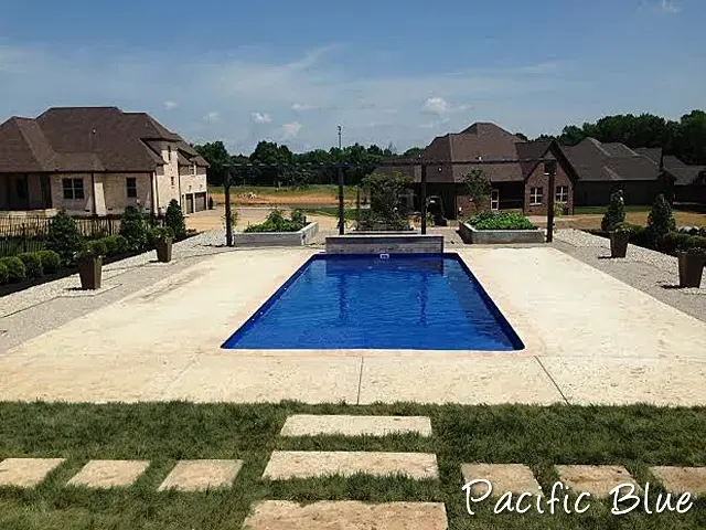 Pacific blue swimming pool