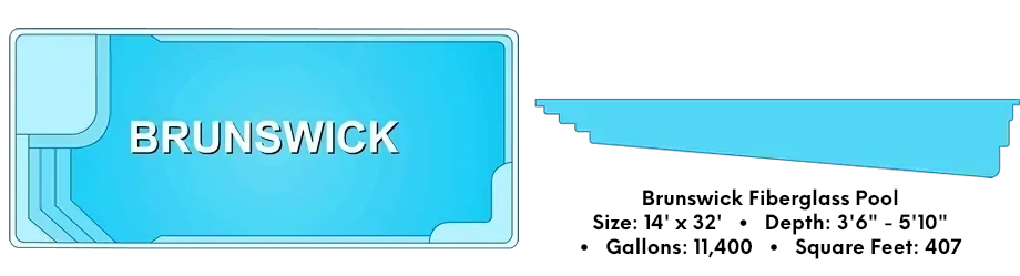 Brunswick Fiberglass Pool