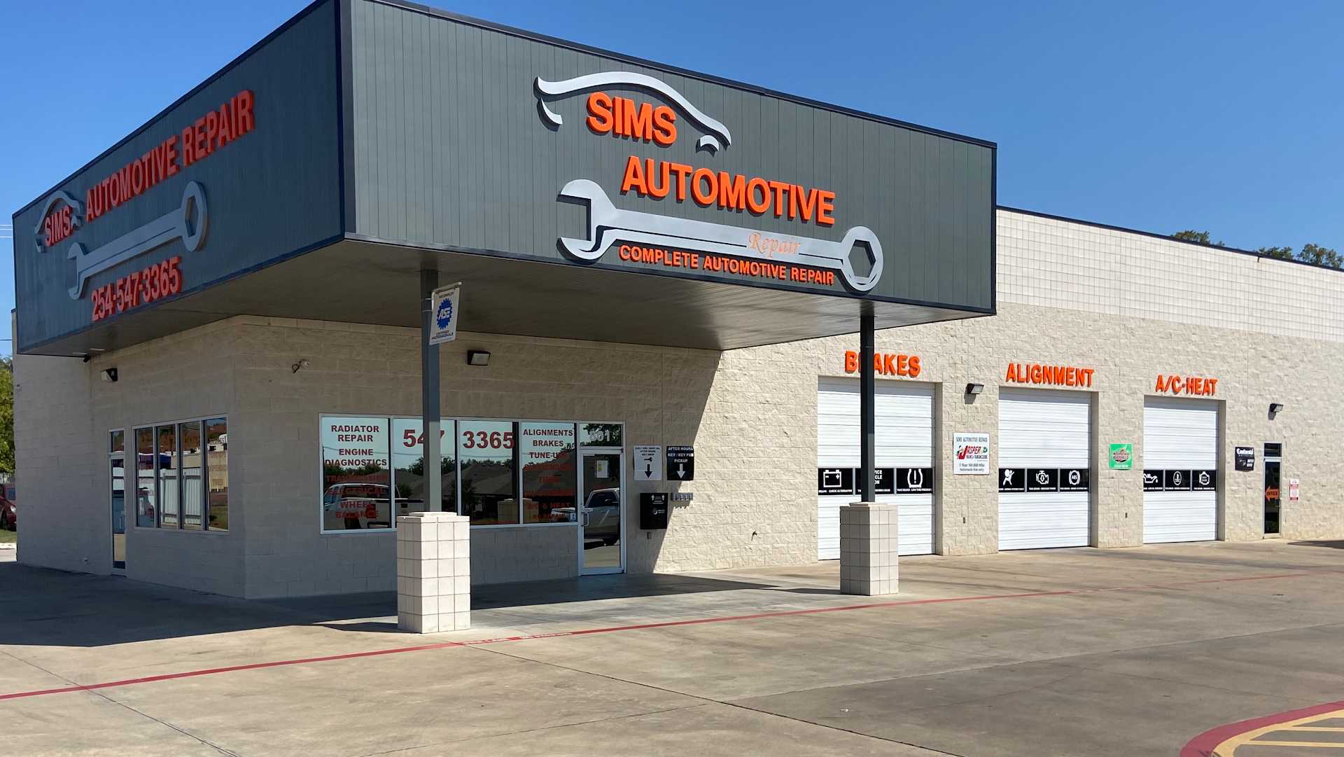 Front Shop  | Sims Automotive Repair